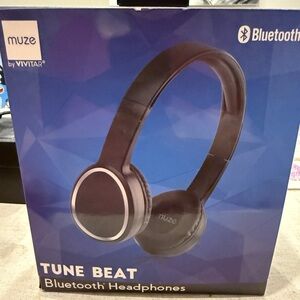 Muze Tune Beat Bluetooth Headphones - Black